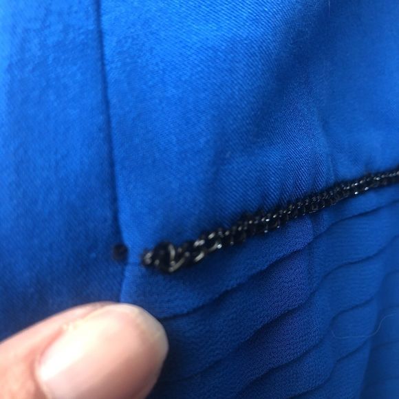 Twelve By Twelve Embellished Mini Skirt Blue Medium - Picture 12 of 12